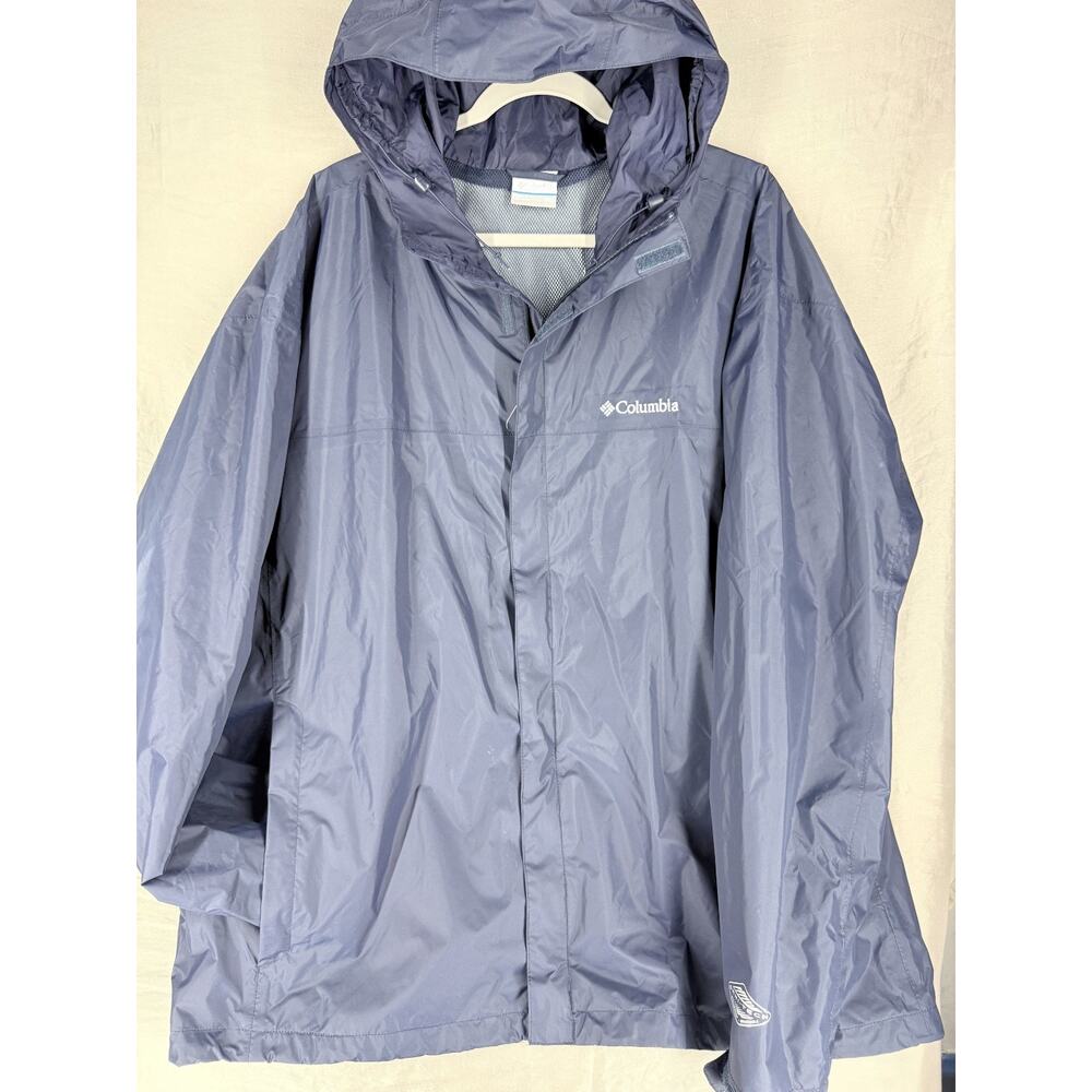 Columbia Omni-Tech Water-Resistant Rain Jacket Size Men's US XXL